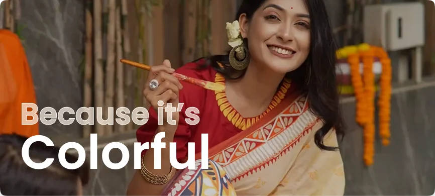 Colorful traditional celebration